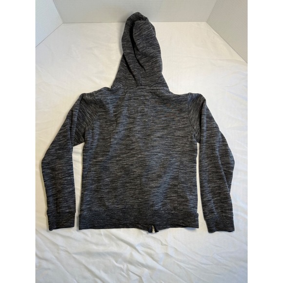 Reflex Kids Heather Gray Love Sequin Zip Up Hoodie - Size 10/12 (M) - Picture 2 of 7